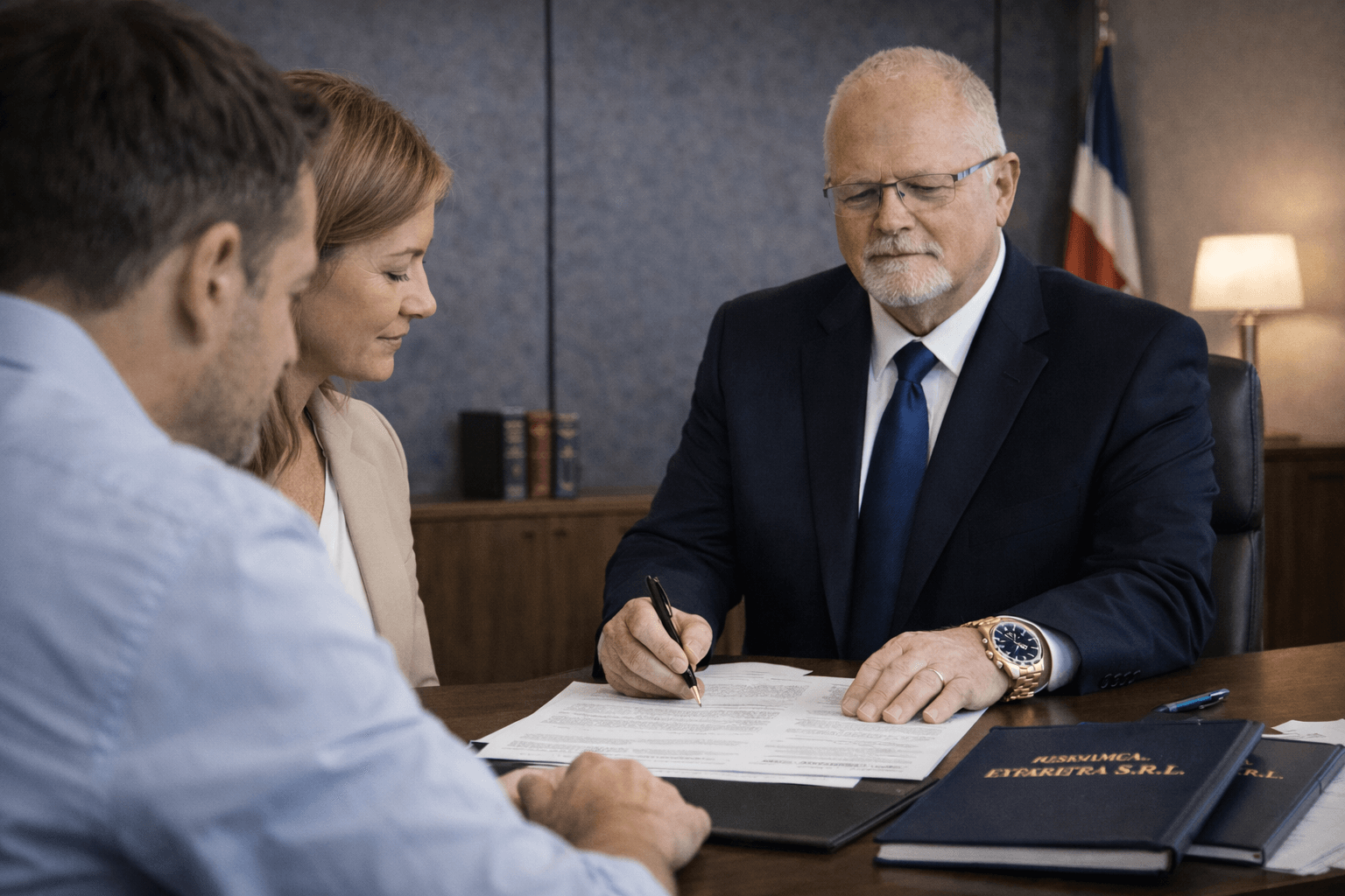 English-speaking Costa Rica notary and attorney Terry Steele providing legal consultation to international clients